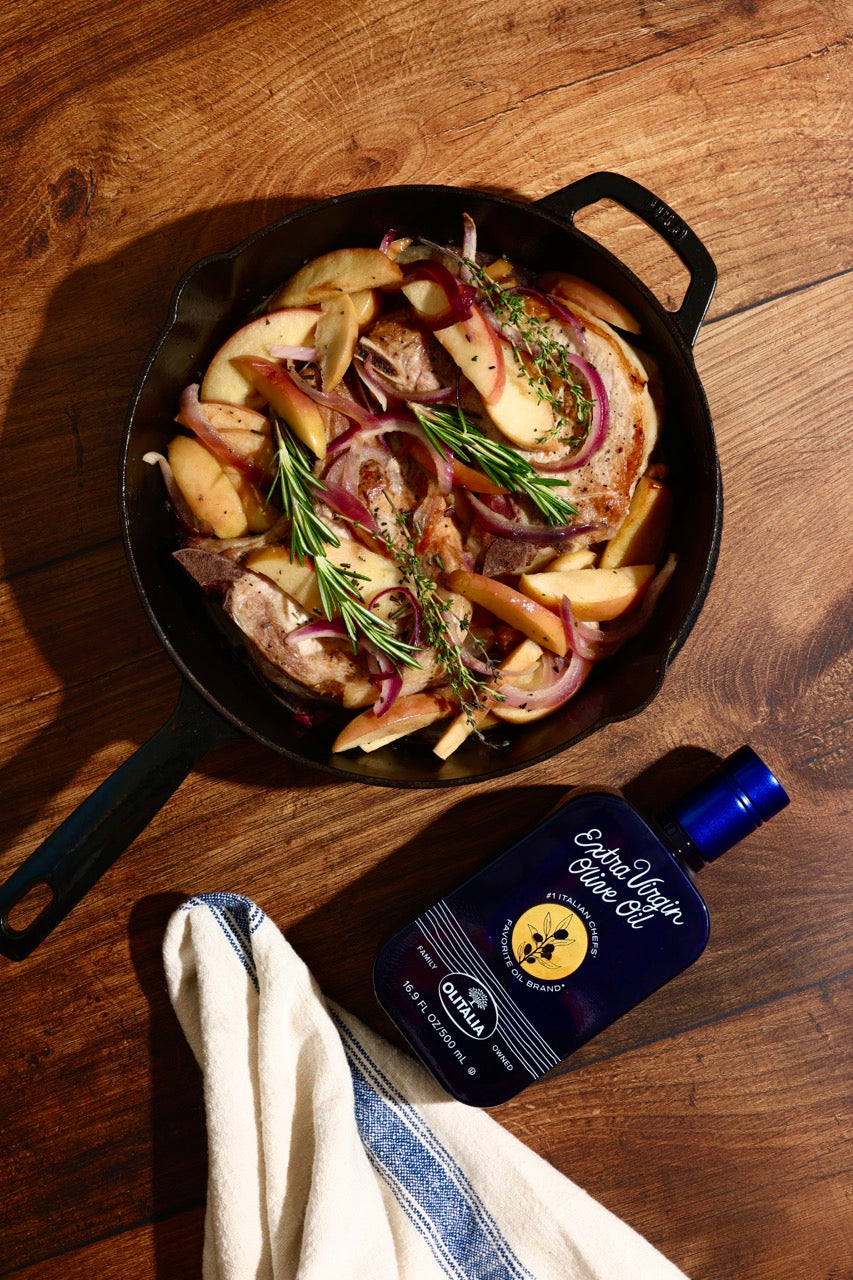 Apple Cider-Glazed Skillet Pork Chops