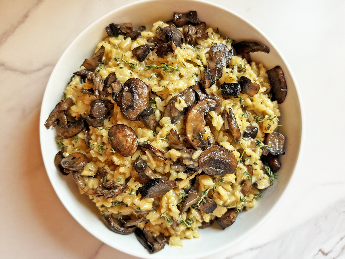 Mushroom Truffle Risotto