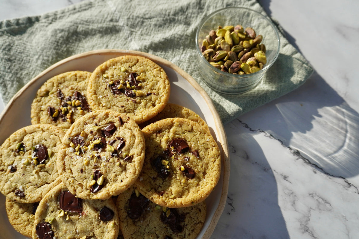 Pistachio Olive Oil Cookies